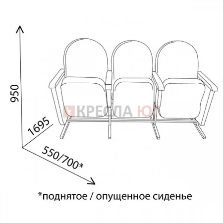 Кресло Пилот 3М